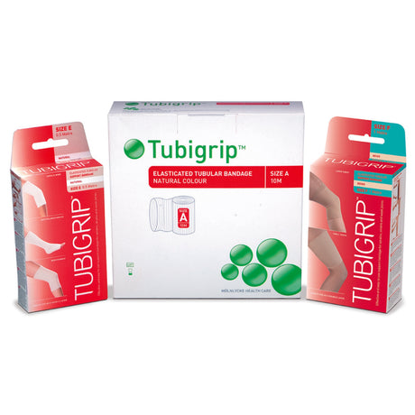 Elastic Tubular Support Bandage Tubigrip® 4 Inch X 11 Yard Large Knee / Medium Thigh Pull On Natural NonSterile Size F Standard Compression - BeHope