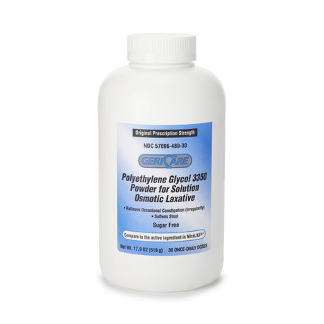 Laxative Geri-Care® Powder 17.9 oz. Polyethylene Glycol 3350 - BeHope