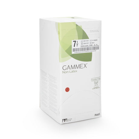 Surgical Glove GAMMEX® Non-Latex Size 7.5 Sterile Polyisoprene Standard Cuff Length Micro-Textured Green Chemo Tested - BeHope