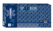 Exam Glove DermAssist® EP Blue™ Small NonSterile Latex Extended Cuff Length Fully Textured Blue Chemo Tested - BeHope