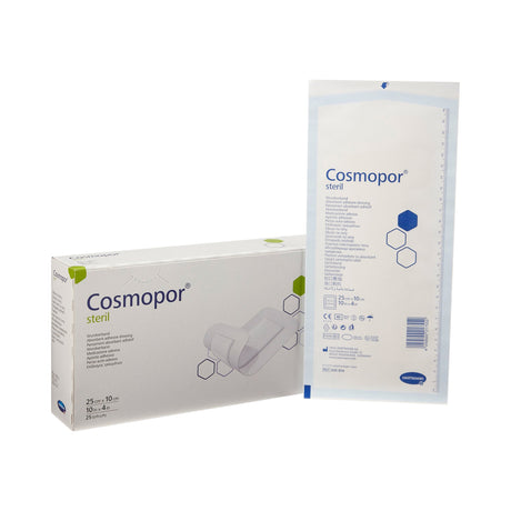 Island Dressing Cosmopor® Steril 4 X 10 Inch Rectangle Sterile Water Resistant Backing - BeHope