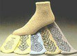 Slipper Socks Care-Steps® Unisex Adult Large Double Tread Single Patient Use Beige - BeHope