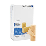 Cohesive Bandage McKesson 6 Inch X 5 Yard Self-adherent Closure Tan Sterile Standard Compression - BeHope
