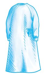 Surgical Gown with Towel SmartGown™ 2X-Large / X-Long Blue Sterile AAMI Level 4 Disposable - BeHope