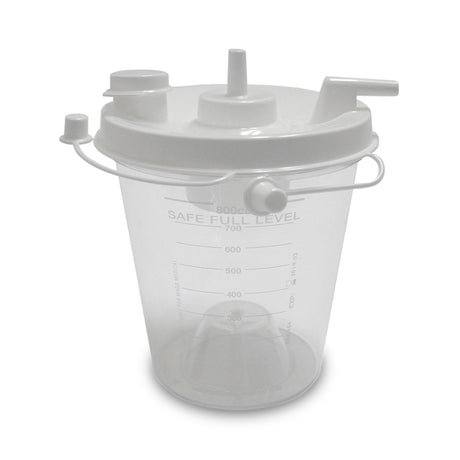 Suction Collection Bottle 800 mL Pour Lid - BeHope
