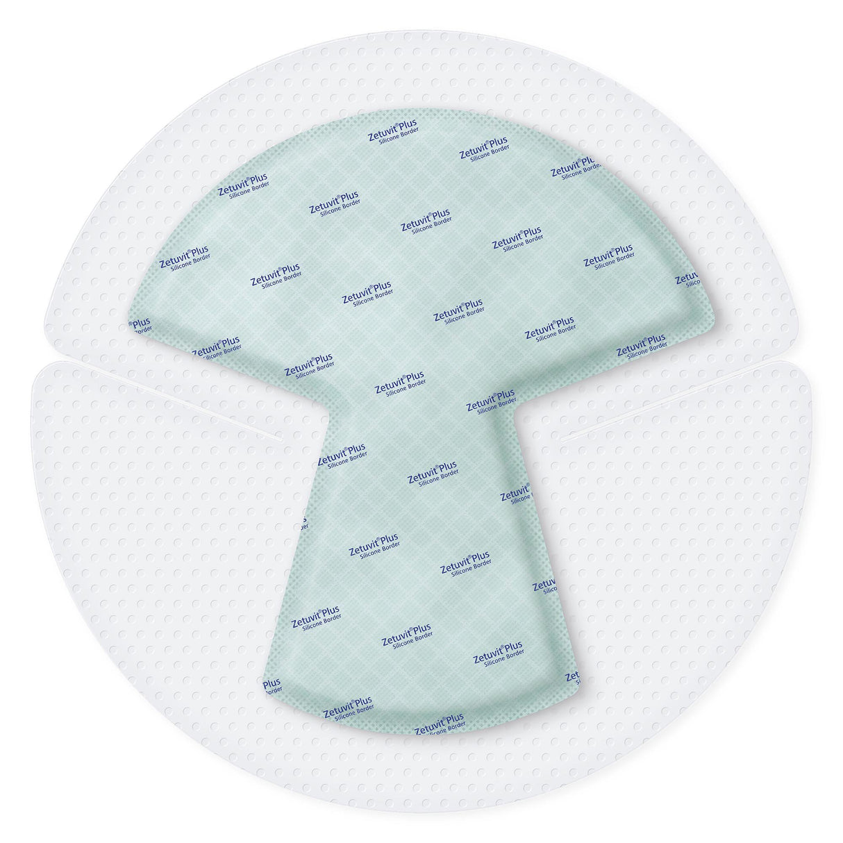 Super Absorbent Dressing Zetuvit® Plus Silicone Border Silicone Adhesive 10 X 10 Inch Heel - BeHope