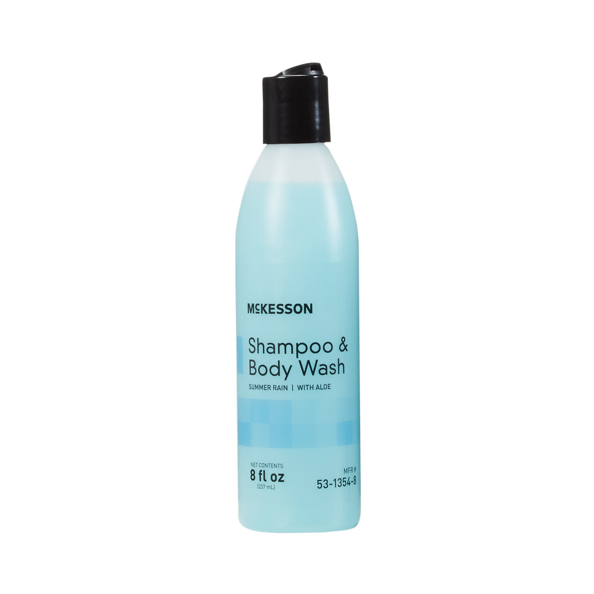 Shampoo and Body Wash McKesson 8 oz. Flip Top Bottle Summer Rain Scent - BeHope