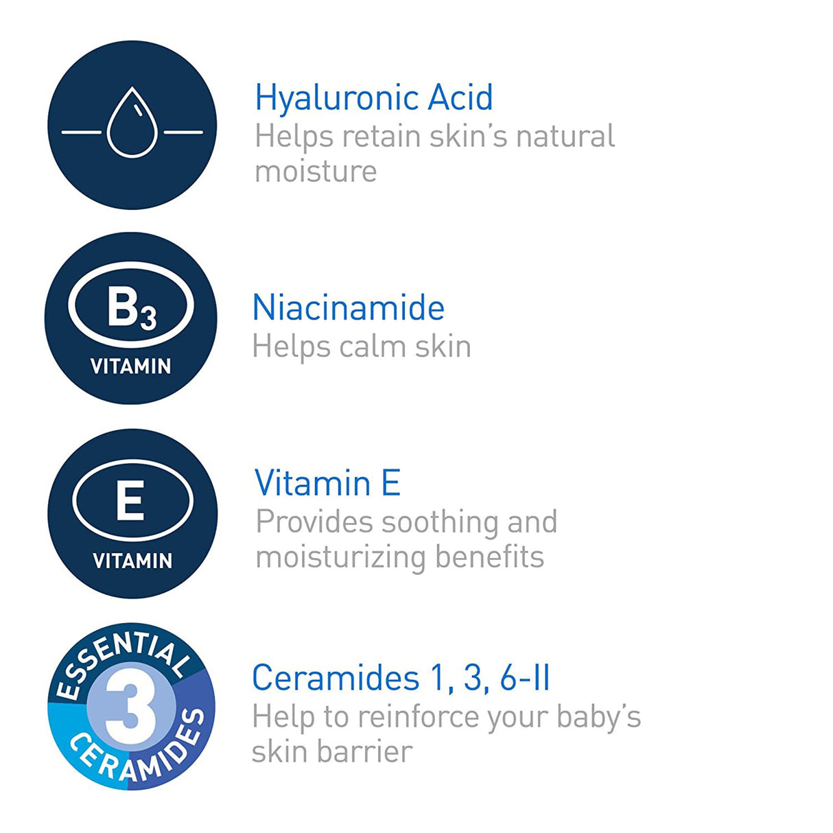 Baby Lotion CeraVe 8 oz. Pump Bottle Unscented Lotion