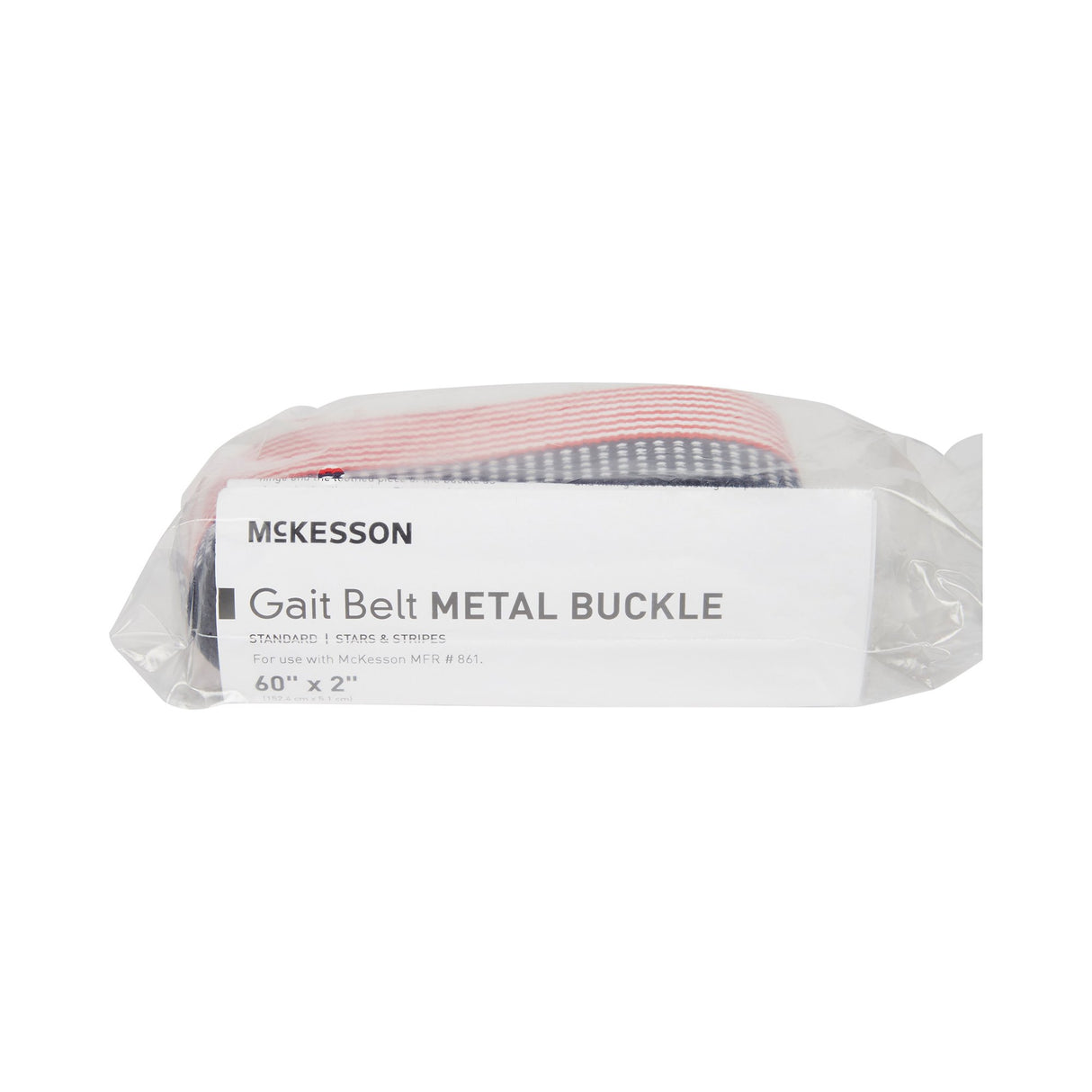 Gait Belt McKesson 60 Inch Length Stars and Stripes Design