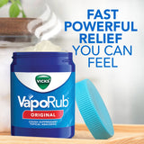 Chest Rub Vicks® VapoRub® 4.8% - 1.2% - 2.6% Strength Ointment 3.53 oz. - BeHope