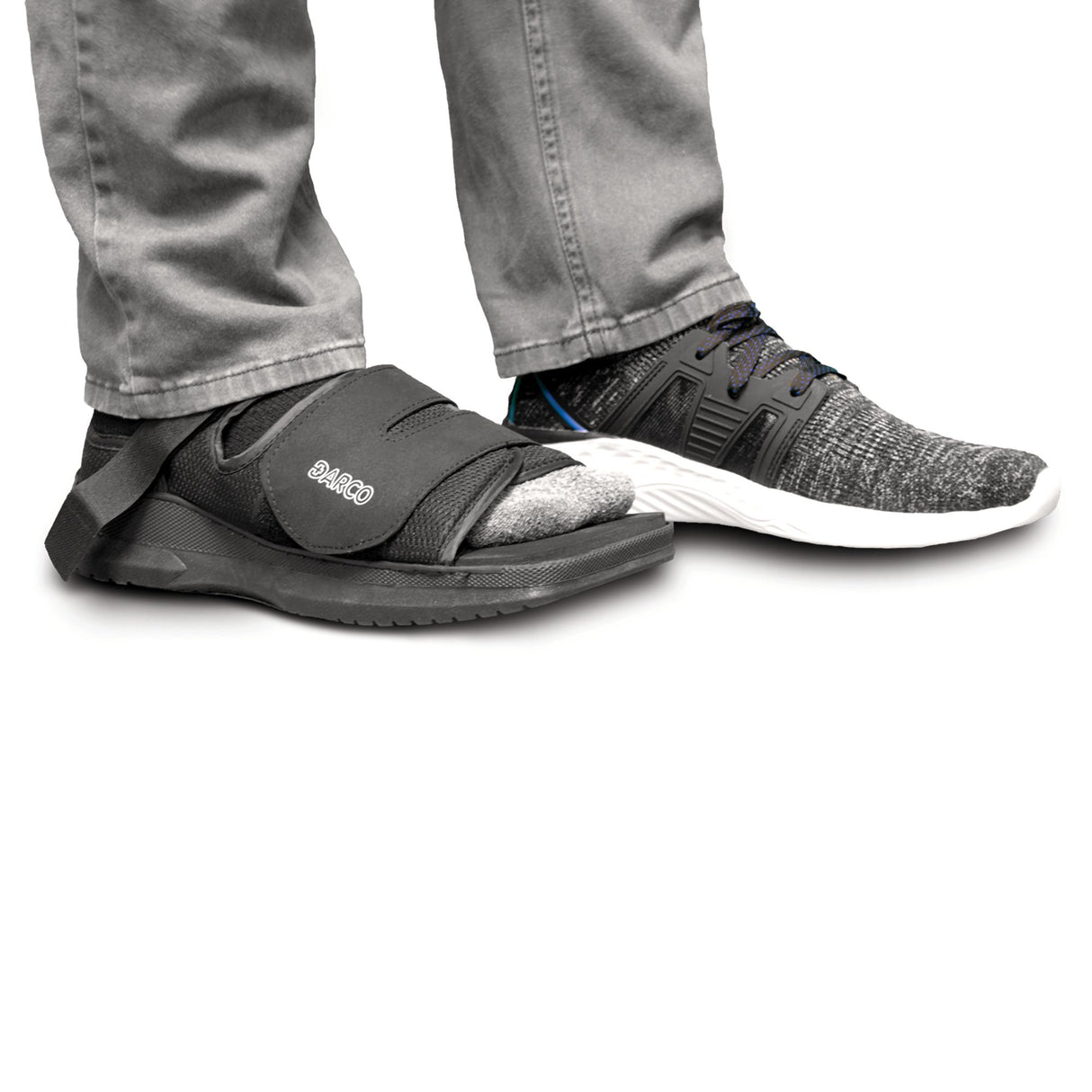 Post-Op Shoe MedSurg™ Large Male Black - BeHope