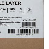 McKesson Sterilization Wrap Blue 30 X 30 Inch Single Layer Cellulose Steam / EO Gas - BeHope