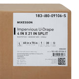 Orthopedic Drape McKesson Impervious U-Drape 60 W X 70 L Inch Sterile - BeHope