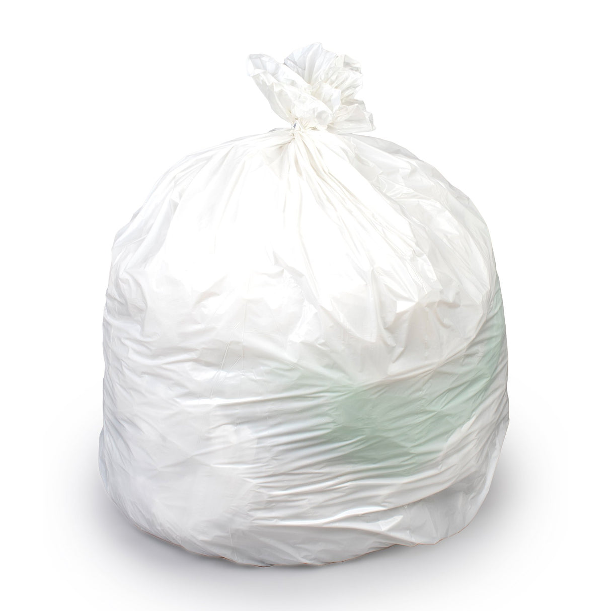 Trash Bag Colonial Bag Tuf 33 gal. White LLDPE 0.75 mil 33 X 39 Inch X-Seal Bottom Flat Pack