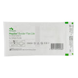 Thin Foam Dressing Mepilex® Border Flex Lite 2 X 5 Inch With Border Film Backing Silicone Adhesive Rectangle Sterile - BeHope