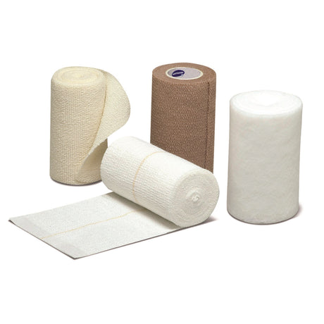 4 Layer Compression Bandage System FourPress Multiple Sizes Self-adherent / Tape Closure Tan / White NonSterile 30 to 40 mmHg