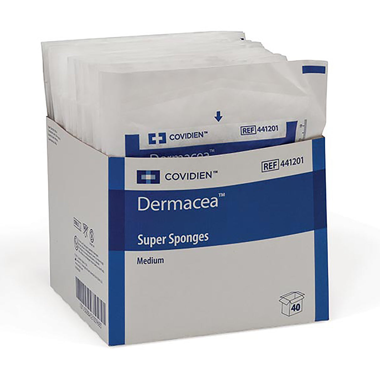 Fluff Dressing Dermacea™ 6 X 6-3/4 Inch 12-Ply Sterile 2 per Pack - BeHope