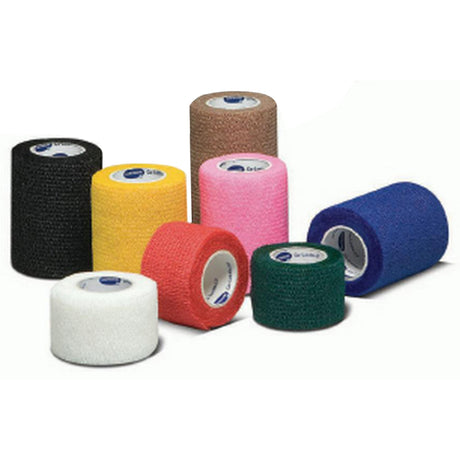 Cohesive Bandage Co-Lastic 2 Inch X 5 Yard Self-Adherent Closure Assorted Colors NonSterile Standard Compression