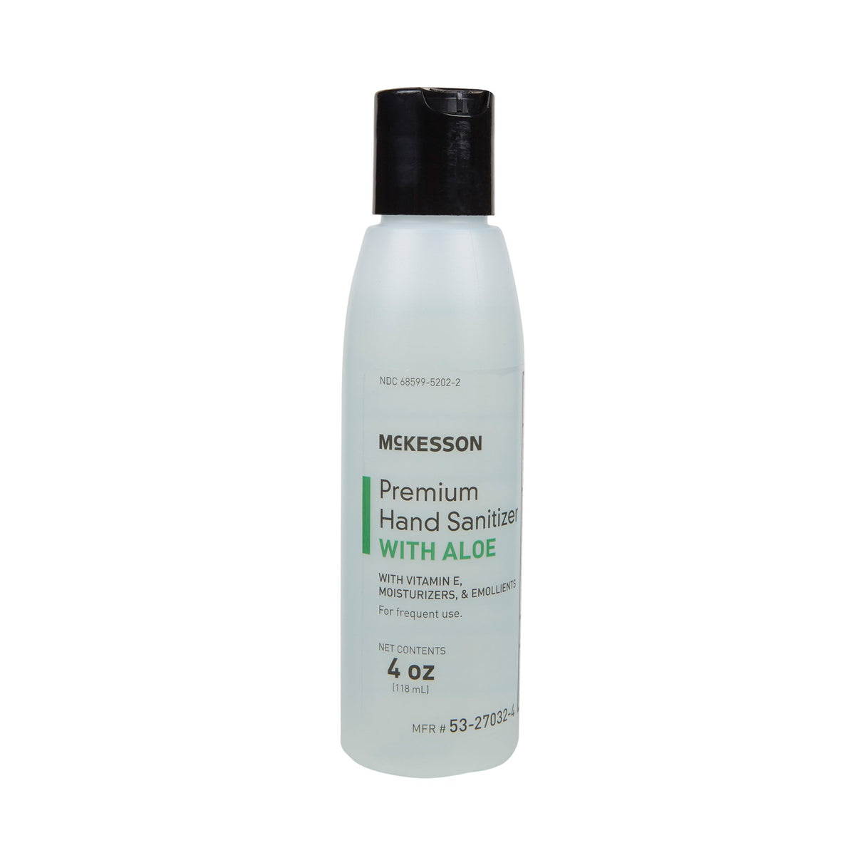 Hand Sanitizer with Aloe McKesson Premium 4 oz. Ethyl Alcohol Gel Bottle