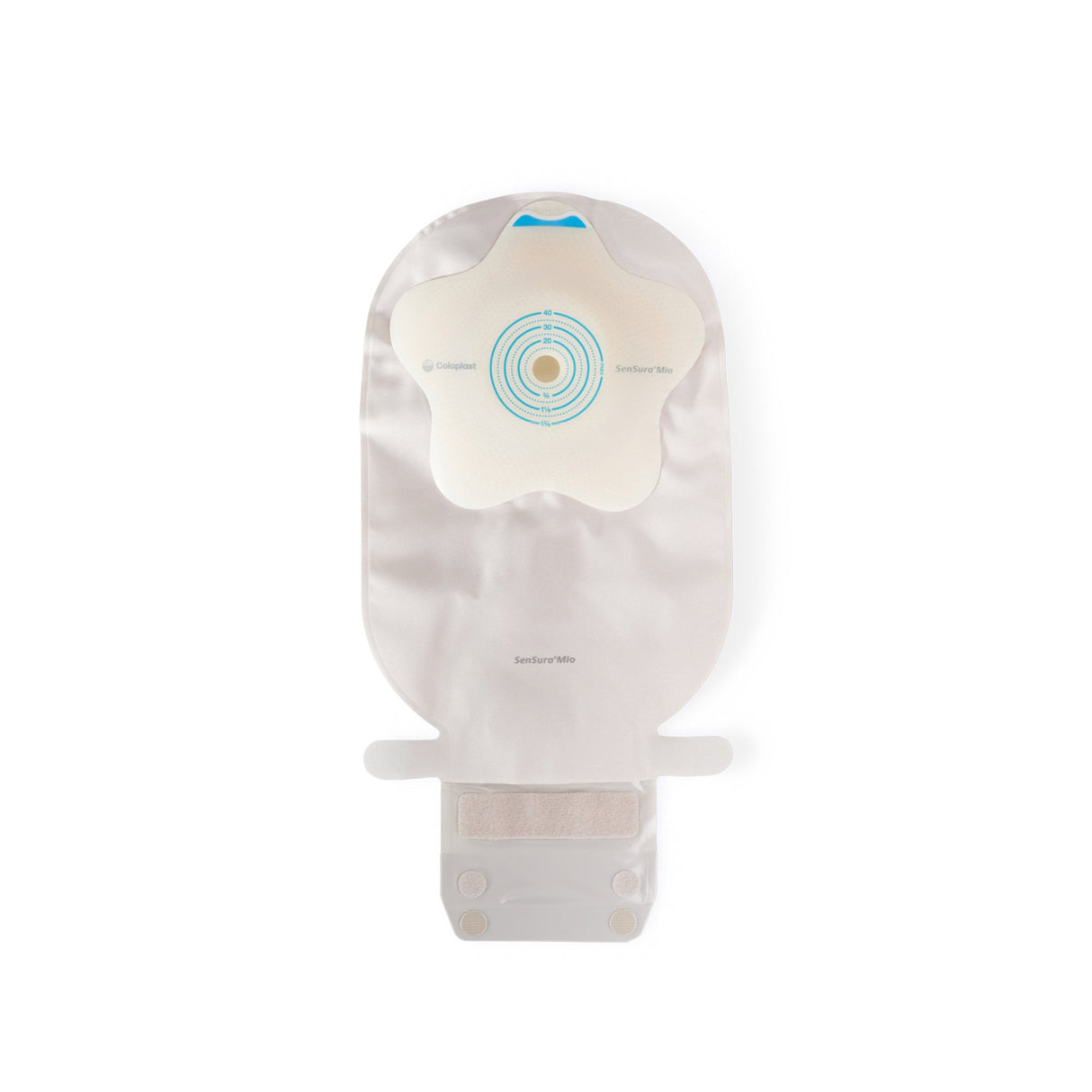 Ostomy Pouch SenSura® Mio Convex One-Piece System 11 Inch Length, Maxi Convex, Trim to Fit 3/8 to 2 Inch Stoma Drainable - BeHope