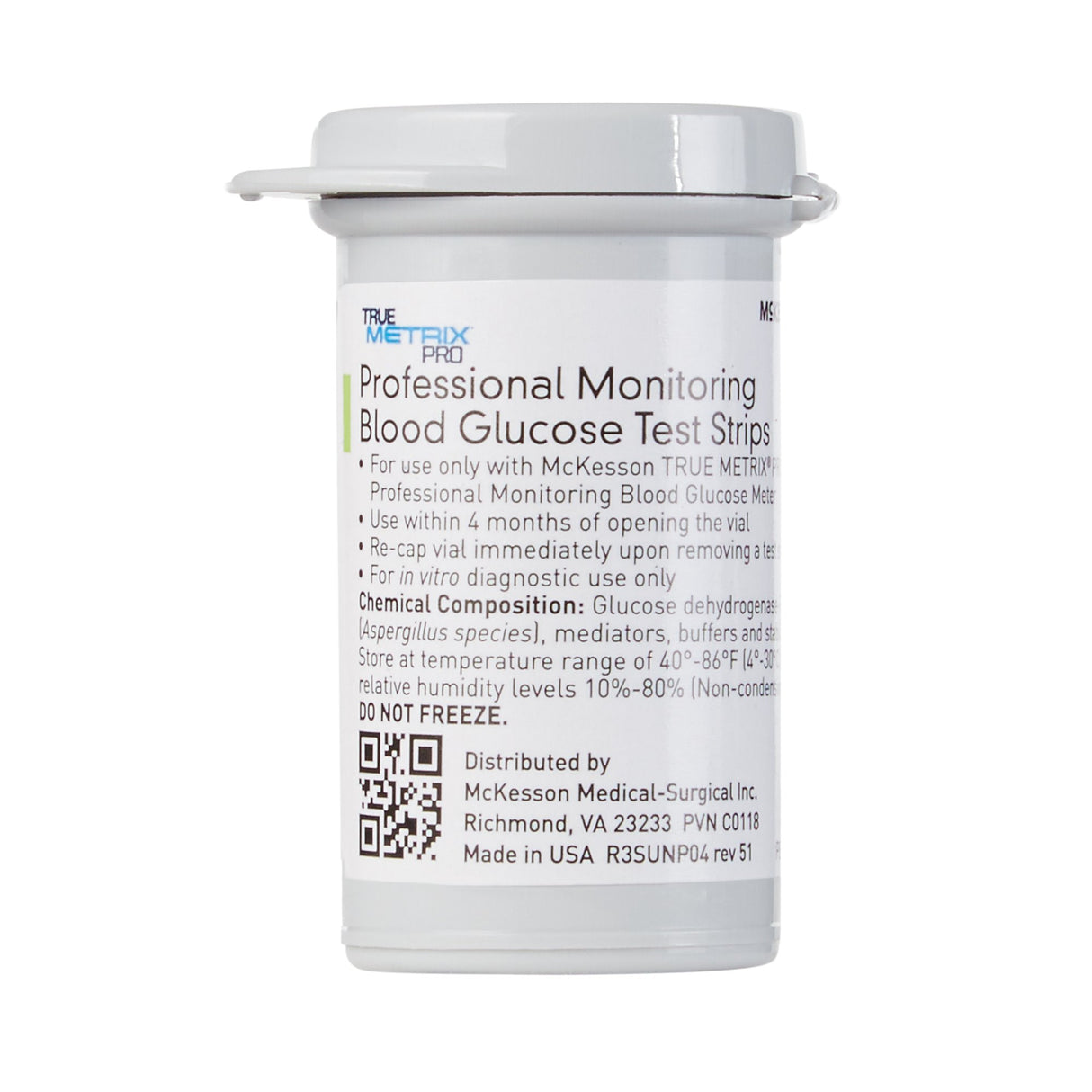Blood Glucose Test Strips McKesson TRUE METRIX® PRO 50 Strips per Pack - BeHope