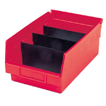 Bin Width Divider Akro-Mils® 3 Inch Black Polypropylene - BeHope