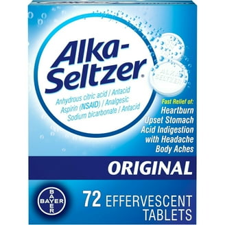 Antacid Alka-seltzer® 325 Mg - 1916 Mg Strength Effervescent Tablet 12 Per Box - Behope