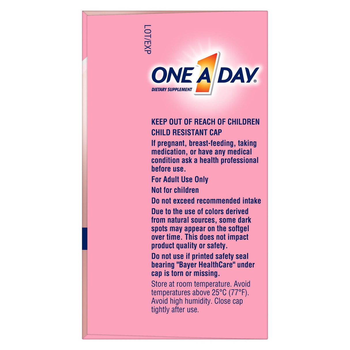 Prenatal Vitamin Supplement One A Day® Softgel 60 per Bottle - BeHope