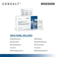 Drugs of Abuse Test Kit McKesson Consult™ AMP, BAR, BZO, COC, mAMP/MET, MTD, OPI, PCP, TCA, THC 25 Tests CLIA Waived - BeHope