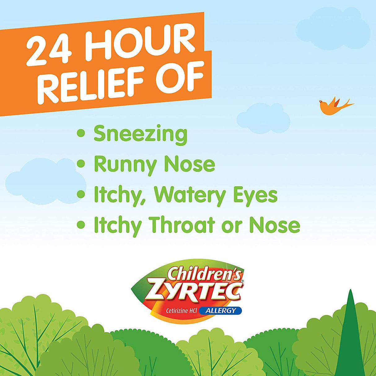 Children's Allergy Relief Children's Zyrtec 1 mg / 1 mL Strength Syrup 4 oz. - BeHope