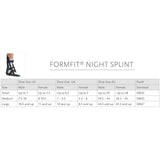 Night Splint Ossur® FormFit® Small Adjustable Strap / Buckle Closure Male Up to 7 / Female Up to 7-1/2 Foot - BeHope