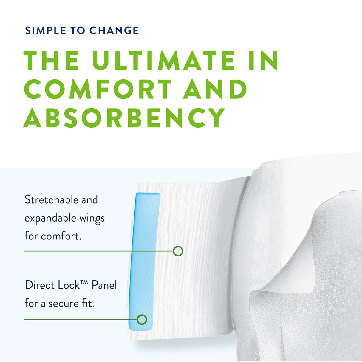 Unisex Adult Incontinence Brief Prevail® Per-Fit 360°™ Size 1 Disposable Heavy Absorbency - BeHope
