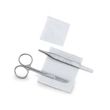 Suture Removal Kit with Scissors Forceps Gauze Pads Medical Action - BeHope