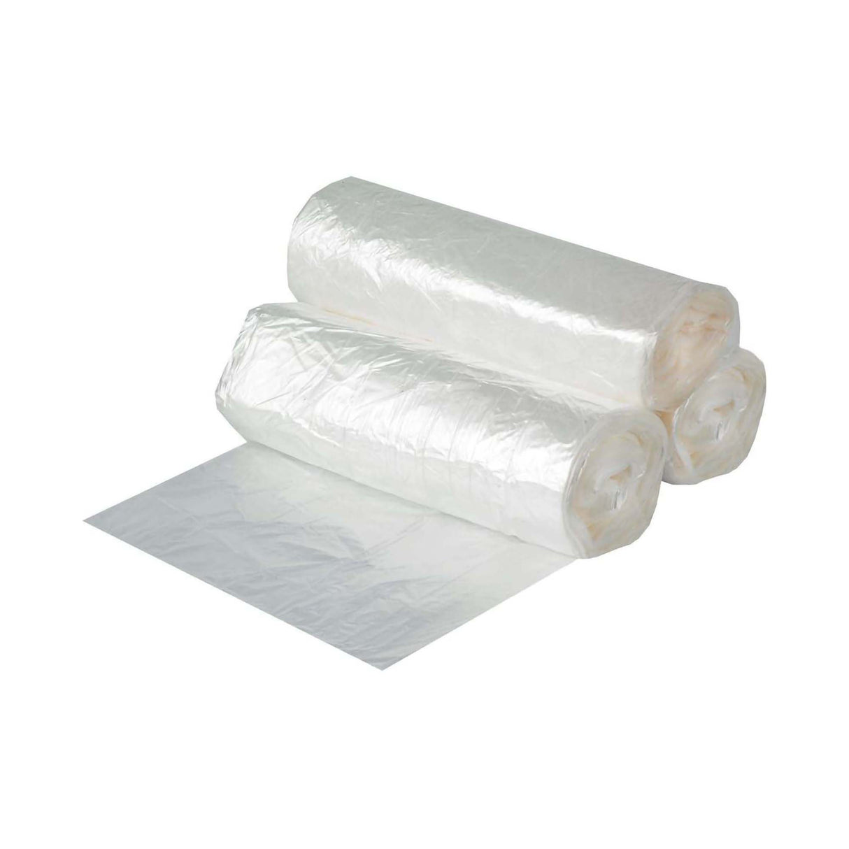 Trash Bag Heritage 33 gal. Clear LLDPE 0.90 mil 33 X 39 Inch Star Seal Bottom Flat Pack