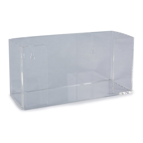 Glove Box Holder McKesson Horizontal Mounted 1 Box Capacity Clear 4 X 6.5 X 10.5 Inch Plastic - BeHope