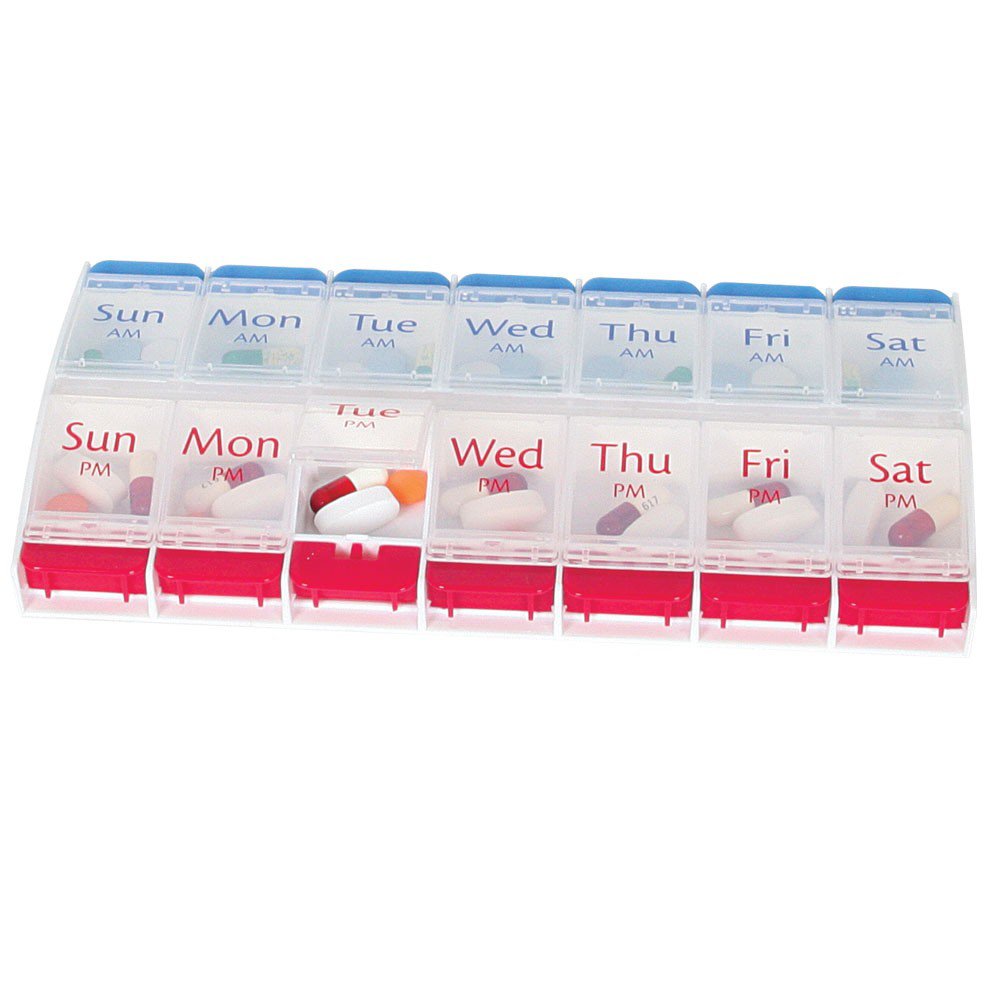 Pill Organizer X-Large 7 Day 2 Dose - BeHope