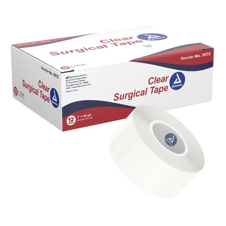 Medical Tape Dynarex® Transparent 1 Inch X 10 Yard Adhesive NonSterile - BeHope