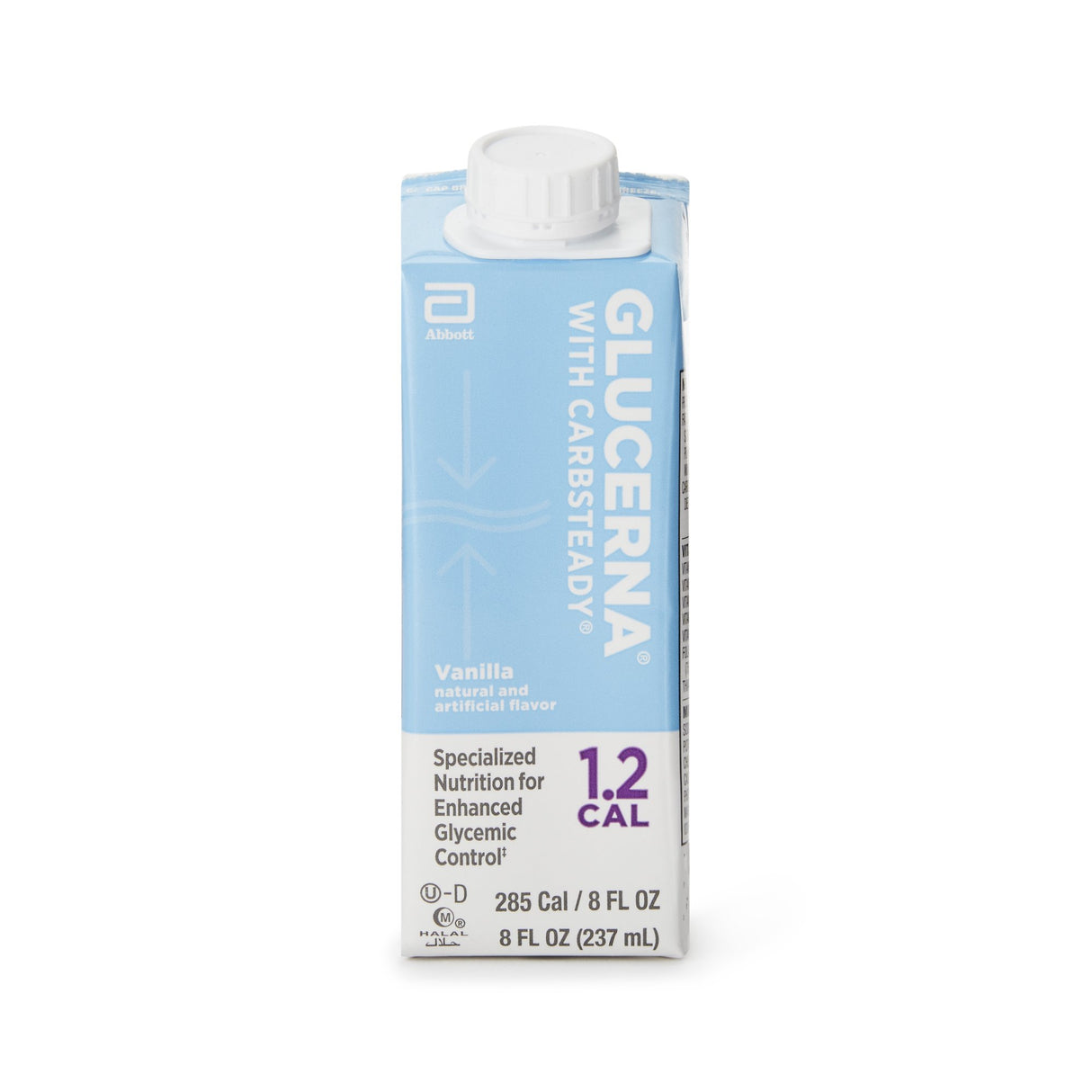 Oral Supplement Glucerna® 1.2 Cal Vanilla Flavor Liquid 8 oz. Reclosable Carton - BeHope