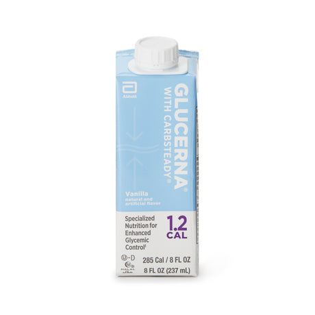 Oral Supplement Glucerna® 1.2 Cal Vanilla Flavor Liquid 8 oz. Reclosable Carton - BeHope