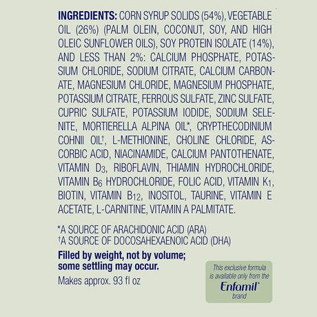 Infant Formula Enfamil® ProSobee® Unflavored 12.9 oz. Can Powder Soy Lactose Intolerance - BeHope