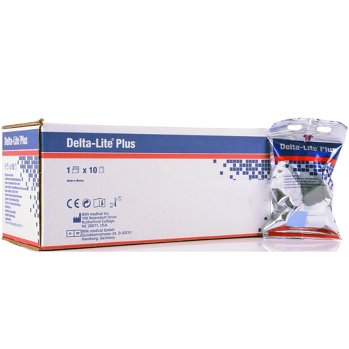 Cast Tape Delta-Lite® Plus 2 Inch X 12 Foot Fiberglass / Resin Light Blue - BeHope