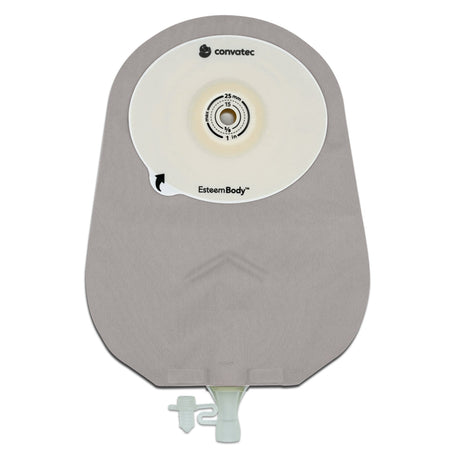 Urostomy Pouch Esteem Body™ One-Piece System 10 Inch Length Convex, Trim To Fit 10 to 35 mm Stoma - BeHope