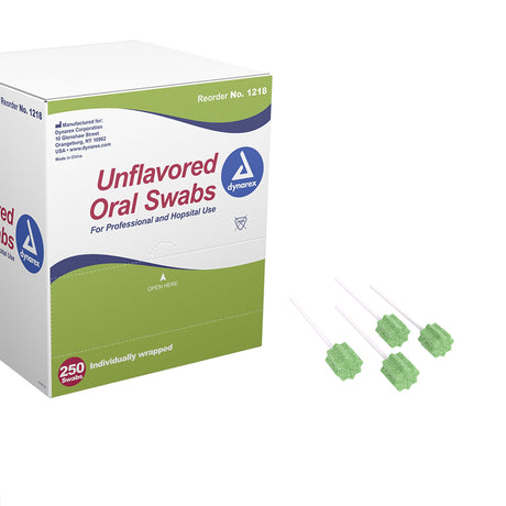 Oral Swab Dynarex® Untreated Foam Tip 1 per Pack - BeHope