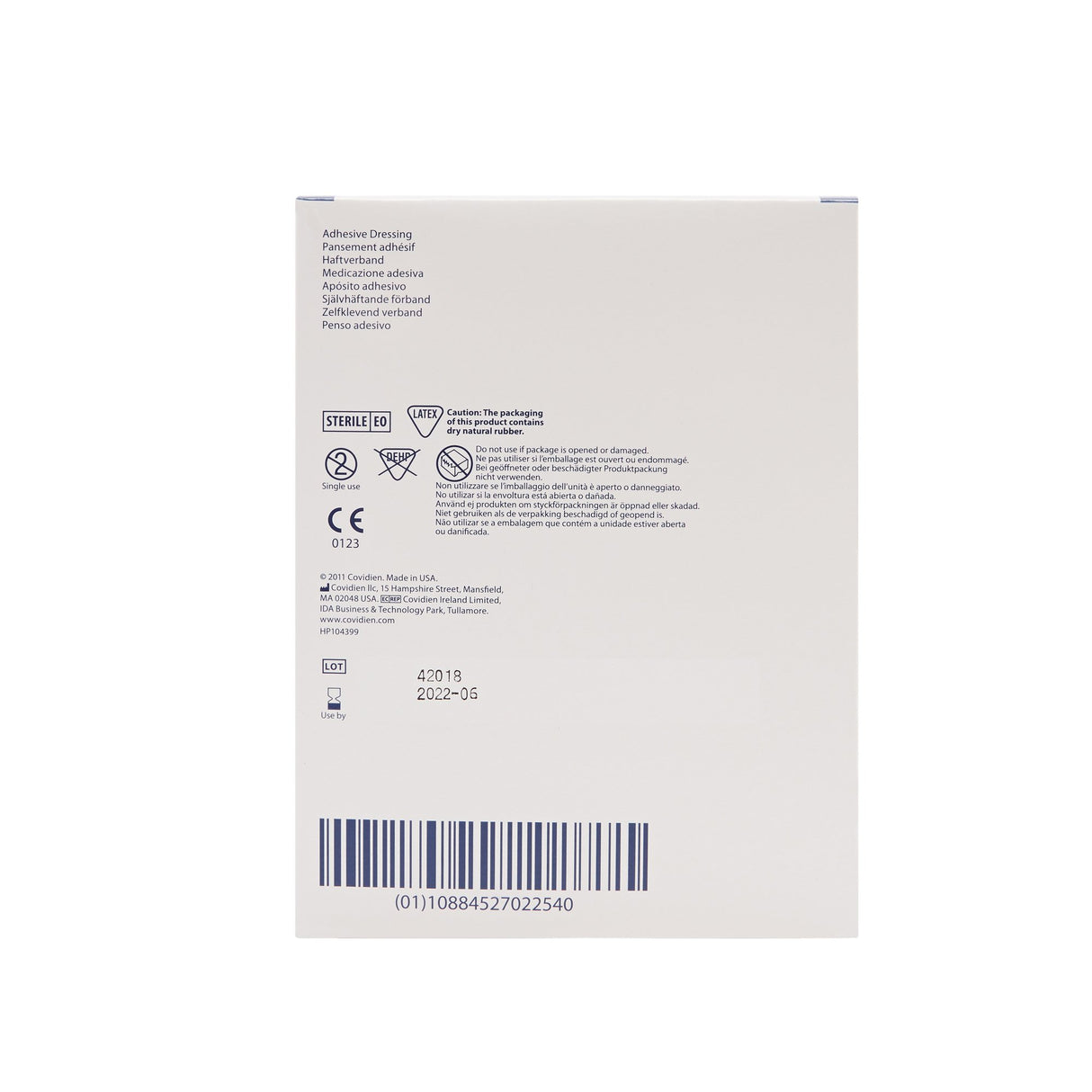 Island Dressing Telfa™ 3 X 4 Inch Rectangle Sterile Film Backing - BeHope