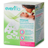 Breast Pump Replacement Parts Kit Evenflo Advanced For Evenflo Advanced Double Electric Breast Pump - BeHope
