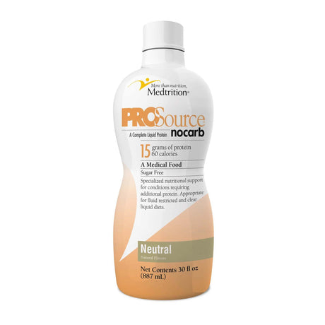 Oral Supplement ProSource™ NoCarb Neutral Flavor Liquid 30 oz. Bottle - BeHope
