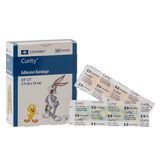 Adhesive Strip Curity™ Plastic Kid Design (Assorted Looney Tunes) 3/4 X 3 Inch Sterile - BeHope