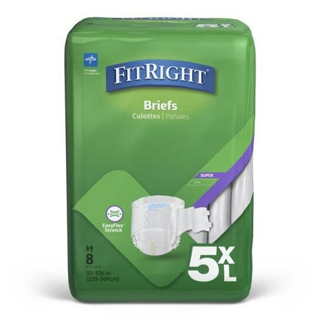 Medline Fitright Bariatric Incontinence Brief 5xl (pack Of 32)