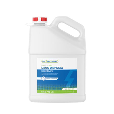 Drug Disposal System for Liquid Medication Only Rx Destroyer™ Liquid PRO Series 11 lbs. Carton Weight - BeHope