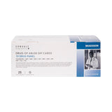 Drugs of Abuse Test Kit McKesson Consult™ AMP, BAR, BZO, COC, mAMP/MET, MTD, OPI, PCP, TCA, THC 25 Tests CLIA Waived - BeHope